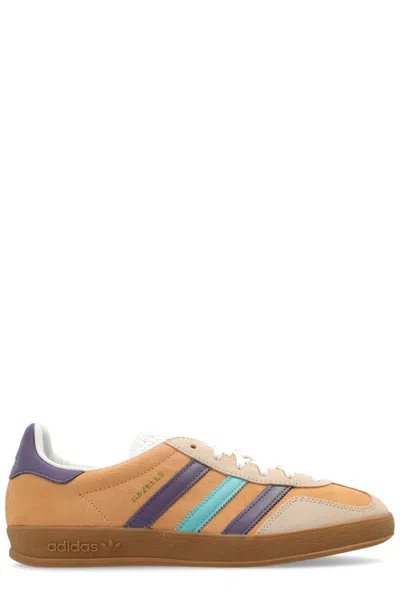 Adidas Originals Gazelle Lace-up Sneakers In Orange