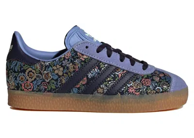 Pre-owned Adidas Originals Gazelle Liberty London Floral Embroidery Sneakers In Gum In Pink