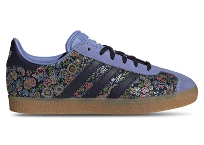 Pre-owned Adidas Originals Gazelle Liberty London Floral Embroidery Sneakers In Gum 3