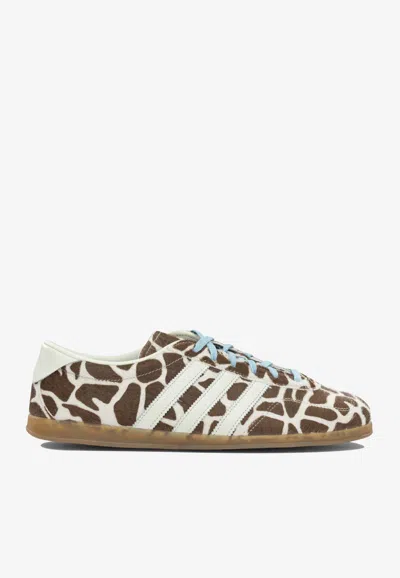 Adidas Originals Gazelle Lo Pro Giraffe Print Sneakers In Multi