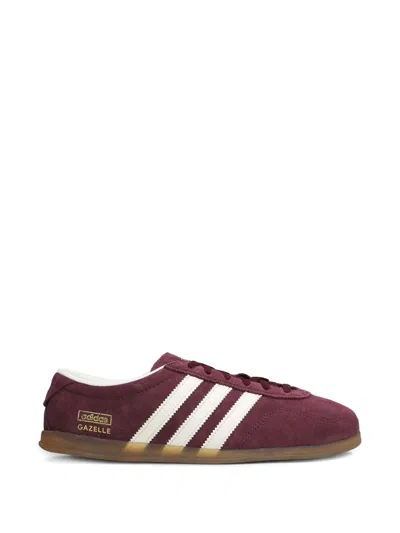 Adidas Originals Gazelle Lo Pro Striped Suede Sneakers In Purple
