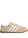 Adidas Originals Gazelle Lo Pro Three-stripe Suede Sneakers In Neutral