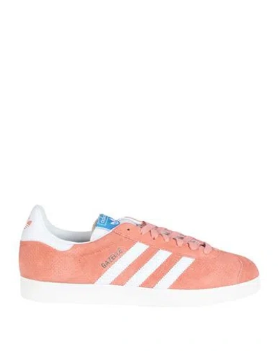 ADIDAS ORIGINALS ADIDAS ORIGINALS GAZELLE MAN SNEAKERS SALMON PINK SIZE 8 LEATHER