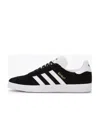 Adidas Originals Gazelle Shoes Trefoil Gold Logo Logo Sneakers In White