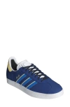 Adidas Originals Gazelle Sneaker In Royal Blue/ Blue/ Yellow
