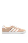 Adidas Originals Striped Flat Sole Round Toe Suede Sneakers