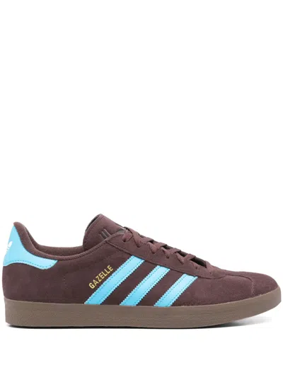 Adidas Originals Gazelle Sneakers In Brown