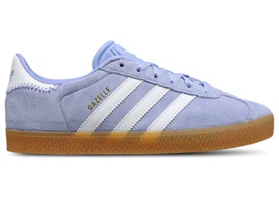 Pre-owned Adidas Originals Gazelle Sneakers In Blue Spark/white/clear Sky