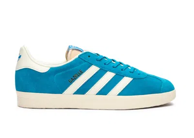 Pre-owned Adidas Originals Gazelle Sneakers In Bold Aqua/off White/cream White