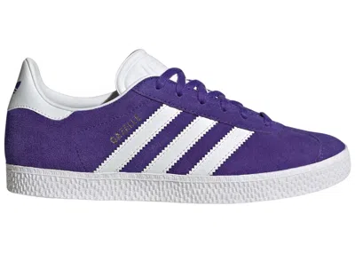 Pre-owned Adidas Originals Gazelle Sneakers In Energy Ink/cloud White/gold Metallic In Multi