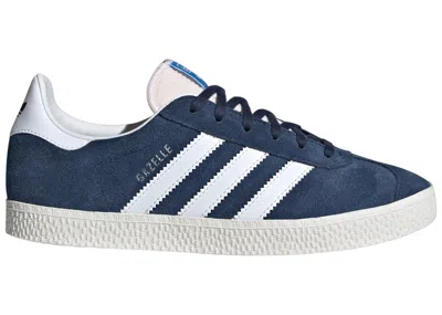Pre-owned Adidas Originals Gazelle Sneakers In Night Indigo/cloud White/core White