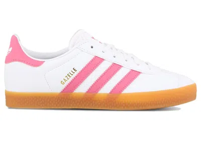 Pre-owned Adidas Originals Gazelle Sneakers In White/pink/brown In Multi