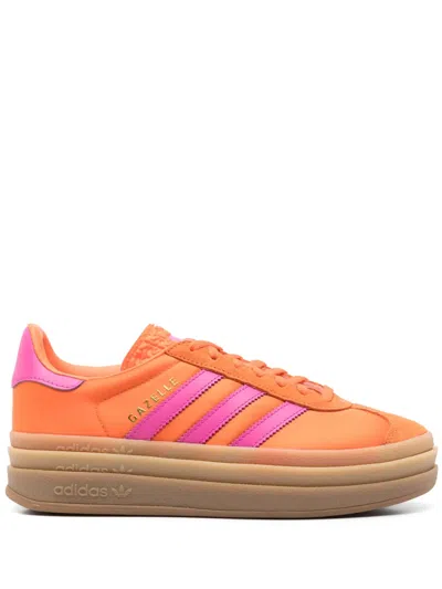 Adidas Originals Gazelle Sneakers In Orange