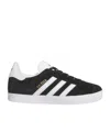 Adidas Originals Gazelle Sneaker In Core Black/white/gold