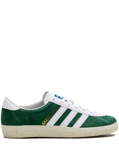 Adidas Originals Gazelle Spzl "dark Green/white" Sneakers