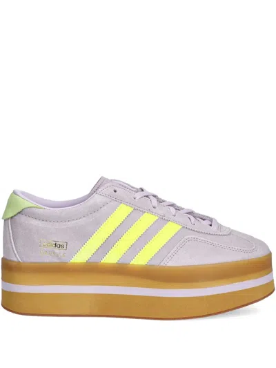 Adidas Originals Gazelle Stack Platform Sneakers In Purple