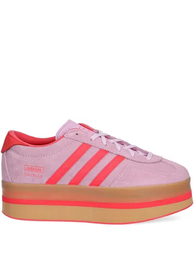 Adidas Originals Gazelle Stack Platform Sneakers In Purple
