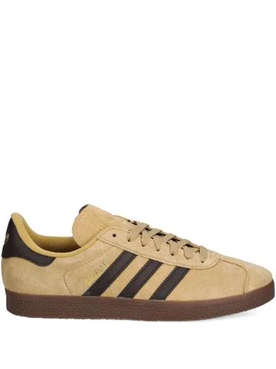 ADIDAS ORIGINALS GAZELLE STRIPES-DETAIL LACE-UP SNEAKERS