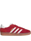 Adidas Originals Gazelle Suede Leather Sneakers In Burgundy