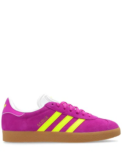 Adidas Originals Adidas Gazelle W Purbur/syello/owhite Shoes In Multicolour