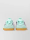 Adidas Originals Gazelle Suede Stripes Rubber Sole In Blue