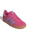Adidas Originals Gazelle Suede Three-stripe Sneakers In Pink