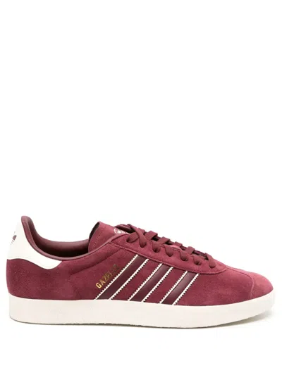 Adidas Originals Gazelle Suede Trainers In Red