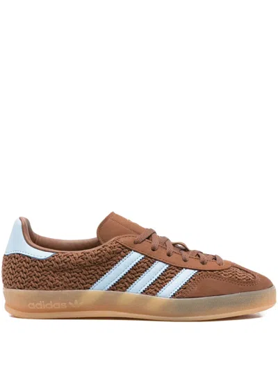 ADIDAS ORIGINALS GAZELLE TEXTURED-STRIPE SNEAKERS