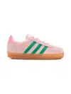 Adidas Originals Gazelle Three-stripe Suede Sneakers In Pink