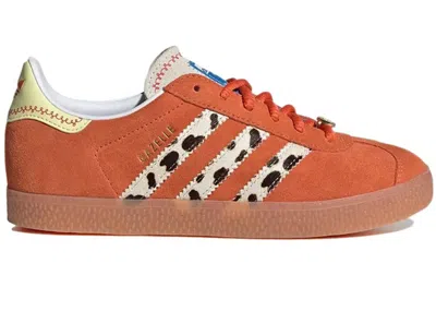 Pre-owned Adidas Originals Gazelle Toy Story Jessie Sneakers In Orange/cloud White/gum 2