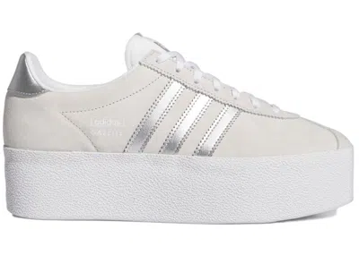 Pre-owned Adidas Originals Gazelle Up Grey Silver (women's) Sneakers In Footwear White/grey One/core Black
