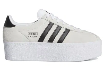 Pre-owned Adidas Originals Gazelle Up White Black (women's) Sneakers In Footwear White/core White/core Black