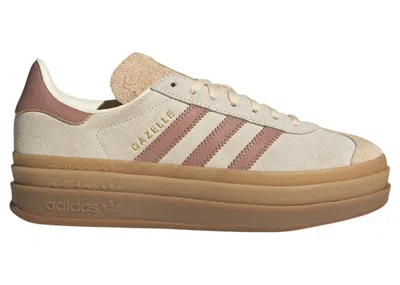 Pre-owned Adidas Originals Gazelle (women's) Sneakers In Cream White/warm Clay/sand Strata