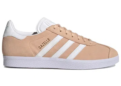 Pre-owned Adidas Originals Gazelle (women's) Sneakers In Halo Blush/cloud White/almost Blue