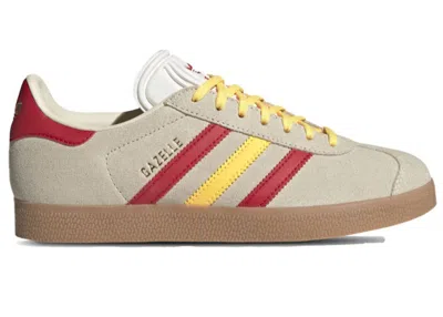 Pre-owned Adidas Originals Gazelle (women's) Sneakers In White/spark/scarelet Red