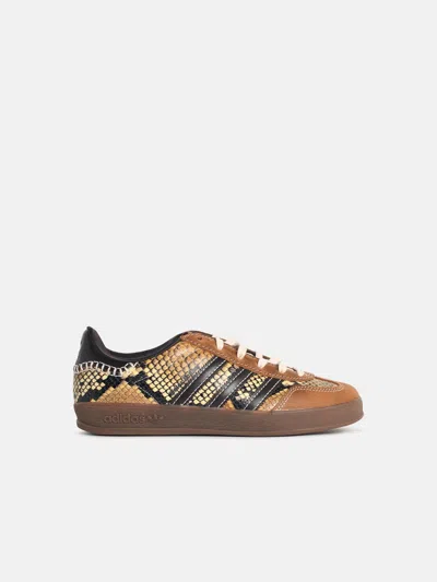 Adidas Originals 'gazzelle Snake' Beige Leather Sneakers