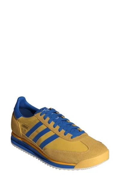 Adidas Originals Gender Inclusive Sl 72 Rs Sneaker In Utility Yellow/bright Royal/core White