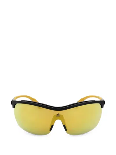 Adidas Originals Geometric-frame Sunglasses In Yellow