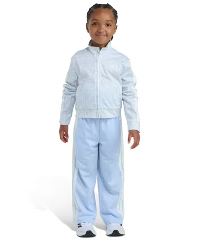 Adidas Originals Kids' Girls' 2t-6x Stripe Printed Jacket And Pants, 2-piece Set In Multi