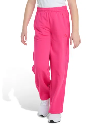 Adidas Originals Kids' Girls 8-16 Wide Leg Double Knit Pants In Pink