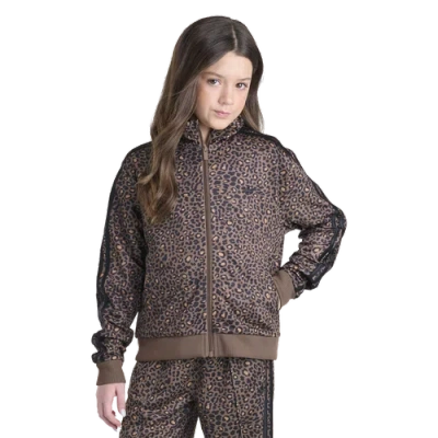 Adidas Originals Kids' Girls Adidas  Firebird Aop Jacket In Brown