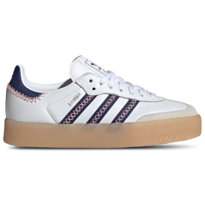 Adidas Originals Kids' Girls Adidas  Sambae In White