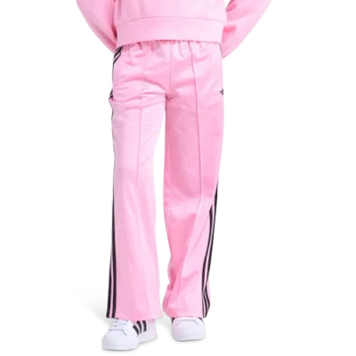 Adidas Originals Kids' Girls Adidas  Wide Leg Firebird Pants In Pink