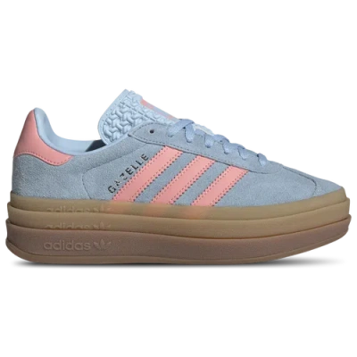 Adidas Originals Kids' Girls   Gazelle Bold In Clear Sky/semi Pink Spark