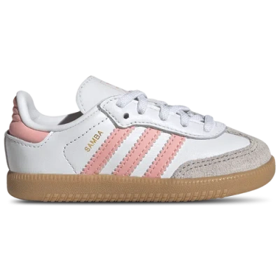 Adidas Originals Kids' Girls   Samba In White/gum/pink