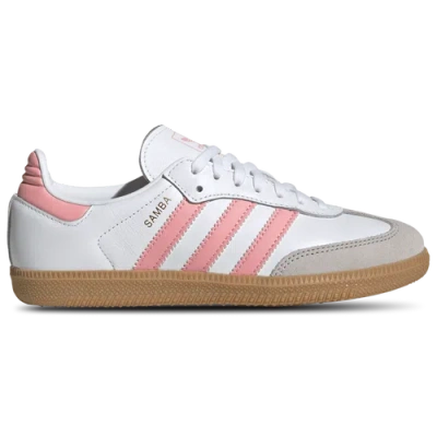 Adidas Originals Kids' Girls   Samba In White/pink/brown