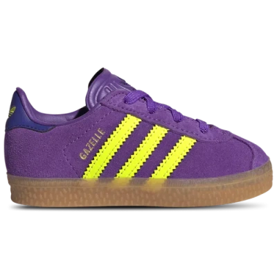 Adidas Originals Kids' Girls  Gazelle In Active Purple/solar Yellow/collegiate Purple