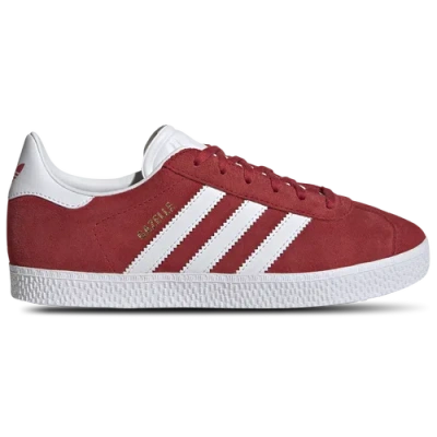 Adidas Originals Kids' Girls  Gazelle In Gold Metallic/better Scarlet/white