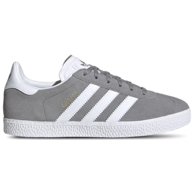 Adidas Originals Kids' Girls  Gazelle In Grey/white/gold Metallic