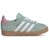Adidas Originals Girls  Gazelle In Hazy Green/white/bliss Pink